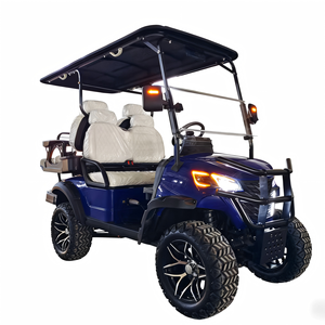 Customizable 2-Seater Electric 4x4 Golf Cart <b>72V</b> Lithium <b>Battery</b> Flatbed Metal Construction 5KW AC Motor 70-90km - Product Image 5
