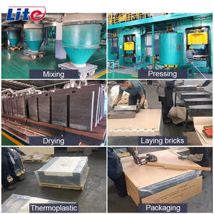 <span class=keywords><strong>Brique</strong></span> de carbone de magnésie <span class=keywords><strong>noire</strong></span> réfractaire 75% de four de haute qualité à bas prix pour four électrique - Product Image 6