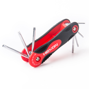 Juego de 8 Herramientas Manuales para Reparación de Bicicletas, Plegables, con <span class=keywords><strong>Llaves</strong></span> <span class=keywords><strong>Allen</strong></span>, Estrella, Torx - Product Image 2