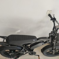 Bicicleta Eléctrica Todoterreno de 20 Pulgadas con Motor de 48V en la Rueda Trasera, Neumáticos Anchos, Asistencia Eléctrica, para Nieve y Playa, V8 Racing, Frenos de Disco Dobles