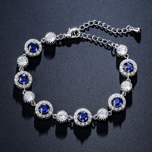 Fashion Adjustable Zircon Crystal <b>Bracelet</b> for Women Silver Plated Women Chain <b>Bracelet</b> Wedding Zircon <b>Bracelet</b> Pulsera De Mujer - Product Image 5