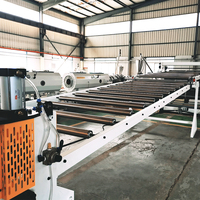 Machine de fabrication de panneaux QINGHANG à vis simple pour ligne d'extrusion de plastique PE, HDPE, ABS, PP, EPS, avec moteur et roulement