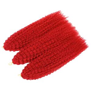 Extensions de cheveux synthétiques à double trame, résistantes à la chaleur, pour tissage, modèles Ariel Water Wave & Body Wave Deep Wave - Product Image 3