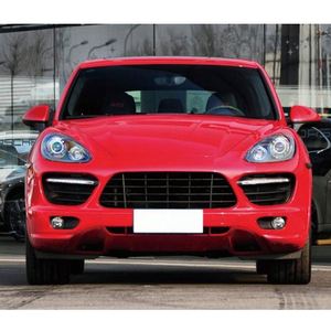 Chất Lượng Cao Turbo + Gts Phong Cách Bodykit Bên Váy Bánh Xe Vòm Phía Trước Phía Sau Bumper Khuếch Tán Cơ Thể Kit Đối Với Porsche Cayenne 958 958.1 - Product Image 4