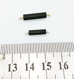 Saklar Reed Plastik Biasanya Terbuka / Sensor Kontak Magnetik Reed dengan Kabel Emas Lurus 11x2.4x2.3mm 200V - Product Image 3