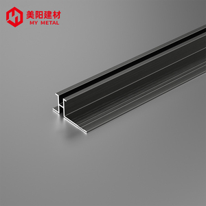 Nẹp viền kim loại màu đen mờ, kích thước tùy chỉnh, dùng trang trí, bảo vệ, làm đường nối cho tấm ốp tường bằng nhôm - Product Image 3