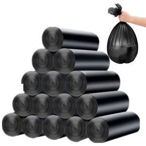 Sacs poubelle scellés à plat 13 gallons sans odeur plastique jetable 90X120 blanc Logo personnalisé sacs poubelle moyen - Product Image 1