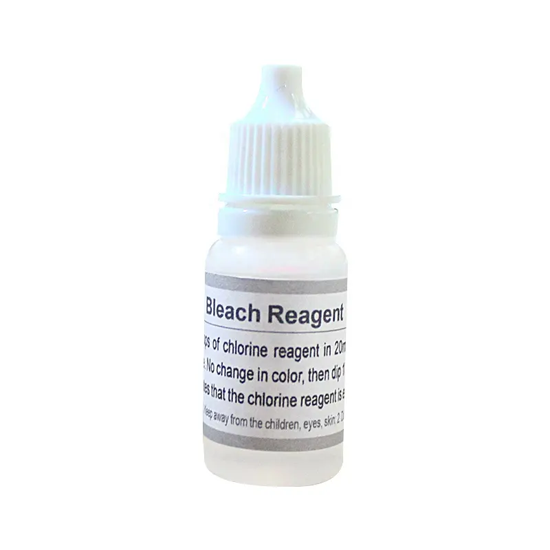 10 ml reagent to identify the chlorine content in water by Bleach test drops/Customized packaging logos for manufacturers