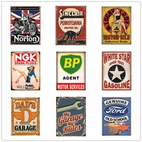 Offre Spéciale : Affiche Métal Vintage 30x40cm, Plaque Émaillée Rétro, Décoration Murale pour Garage et Service Automobile