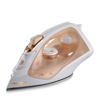 Fer à vapeur électrique AKANE A.80347 2200W, semelle en céramique, réservoir d'eau de 280 ml, vapeur verticale, contrôle par thermostat