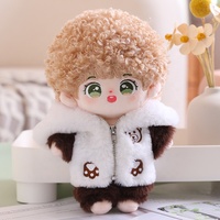 Haute qualité petit jouet debout coton poupée personnalisée 5cm 10cm jeu Anime personnage dessin animé en peluche Kpop idole poupée