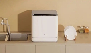 Lavaplatos inteligente <span class=keywords><strong>Xiaomi</strong></span> Mijia, sistema de doble pulverización, esterilización ultrasónica, limpiador, lavadora, original - Product Image 4