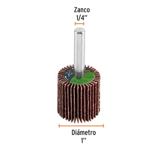 Master con 96 unità 1 'ruota a patta, grana 80, Truper - Product Image 2