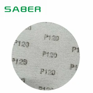 SABER 6 zoll 150mm nohole blau zirkonium film abrasive disc für schleifen