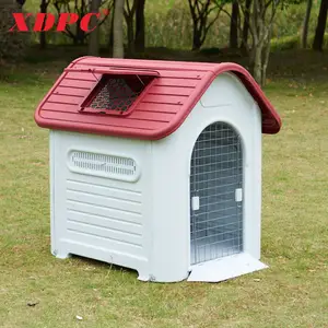 Изготовленный на заказ Цветной Пластиковый приют для животных дом для собак Питомник домашний производитель