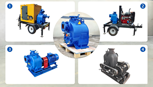 Pompe à eaux usées auto-amorçante à haut débit durable <span class=keywords><strong>de</strong></span> 2 à 12 pouces avec joint en carbure <span class=keywords><strong>de</strong></span> tungstène anti-obstruction pour les eaux usées industrielles/municipales - Product Image 6