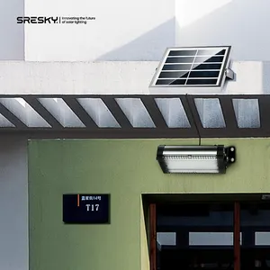 Lámparas solares inteligentes y linternas IP67, luz de pared solar impermeable para uso en exteriores