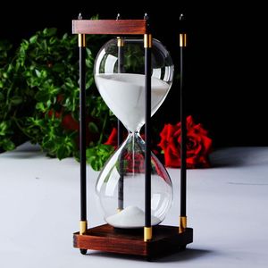 Sablier classique en verre borosilicate haute qualité avec logo personnalisé gratuit, 15/30/60 <span class=keywords><strong>minutes</strong></span>, minuteur, cadeau d'anniversaire, promotion commerciale - Product Image 2