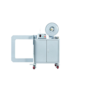 Machine d'emballage industrielle Q80SC à alimentation latérale pour sangles PP, unité de regroupement haute précision pour la logistique et les lignes d'emballage en fin de ligne - Product Image 3