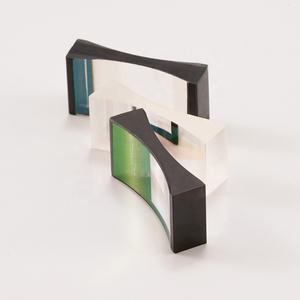 Lente cilíndrica convexa plana de vidrio óptico BK7 K9 personalizada lentes de condensación de longitud focal - Product Image 4