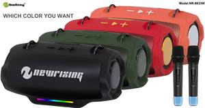 Micrófono Inalámbrico Potente NR8833 de 2 Micrófonos y 20 W con Altavoz Bluetooth de 3000 mAh, Portátil para Karaoke, Ideal para Niños, Reuniones Familiares y Actividades al Aire Libre - Product Image 4