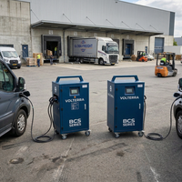 Station de recharge rapide portable pour véhicules électriques 40 kW, batterie LiFePO4 GB TYPE2, BESS, OCPP, chargeur intelligent d'urgence pour véhicules électriques sur route