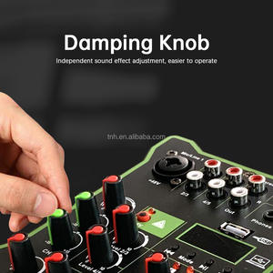 Tnh T520เครื่องมิกซ์เสียงขนาดเล็ก<span class=keywords><strong>5</strong></span>ช่องพร้อมช่องเสียบ USB Type-C คอมพิวเตอร์บันทึกเสียงการ์ดสำหรับพีซี - Product Image 4