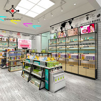 Étagère de présentation modulaire personnalisée pour magasin de cosmétiques, haute qualité, rendu 3D gratuit en 3 jours, service OEM/ODM disponible