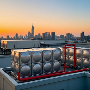 Réservoir d'eau modulaire sectionnel isolé en acier inoxydable SS 316 304 de 1000 litres, prix usine, pour l'Inde - Product Image 1