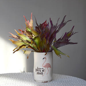 Foglie Decorative in Plastica all'Ingrosso, Simulazione di <span class=keywords><strong>Corna</strong></span> di Cervo per Decorazioni Domestiche, Ornamenti per Matrimoni, Verde per Interni - Product Image 2