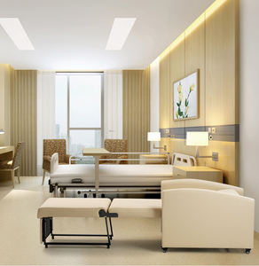 Fauteuil-lit convertible moderne pour salles d'attente de soins intensifs, chaises-lits pour les séjours nocturnes en famille et les soignants, pliables pour hôpitaux, lit simple - Product Image 5