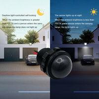 Module de capteur de mouvement corporel basse tension 5-24V 40W, interrupteur capteur de lumière du jour 10 Lux pour le contrôle des lampes LED encastrées