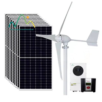 Systèmes hybrides solaires-éoliens les plus vendus : systèmes d'énergie solaire et d'éoliennes de 10 kW, 20 kW, 30 kW avec une valeur exceptionnelle