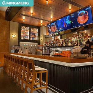 Gran cantidad de mesas de Bar de Interior de madera sillas para restaurante Bar Hotel cafetería muebles - Product Image 1