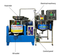 Machine de filtration et séparation d'huile de cuisson centrifuge automatique commerciale en acier inoxydable pour arachides, avec moteur et boîte de vitesses