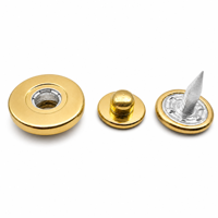 Kit de boutons-pression à visser et à riveter robustes, à forte résistance, avec capuchon, tige et poteau, personnalisable OEM pour jeans, denim et vêtements de travail