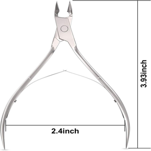 Prix abordable, pinces à cuticules pour manucure et pédicure, pinces à ongles en acier inoxydable de haute qualité, fabrication sur mesure, respectueuses de l'environnement - Product Image 4
