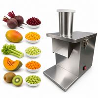 Automatische Shawarma Saladesnijmachine Falafel Saladesnijder Kkakdugi Snijmachine voor Voedingsmiddelenfabrieken