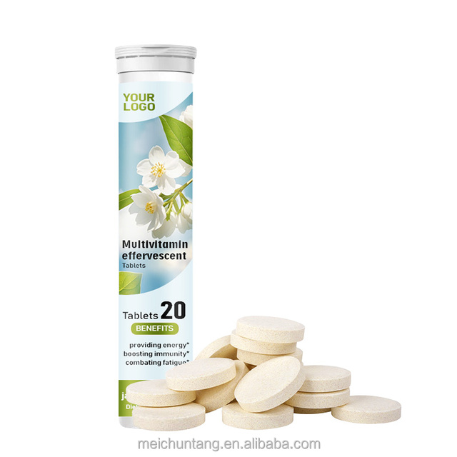 Bulk Wholesale Private Label Vitamin C and Collagen Effervescent Tablets for Daily Wellness and Beauty Support Formula
