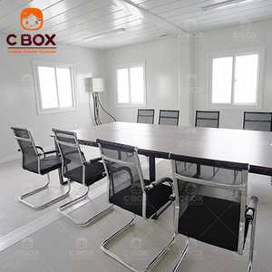 Cbox, montage facile, modulaire, mur-rideau en verre préfabriqué de 20 pieds, bâtiment de bureaux, école mobile, bar, café, maison préfabriquée en conteneur - Product Image 4