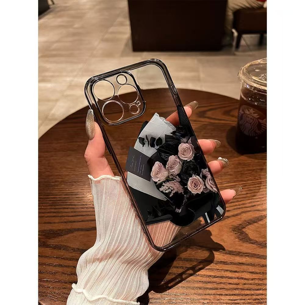 Transparent - A Bouquet of Pink Roses