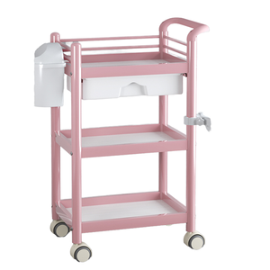 Carrito de Peluquería Plegable de Plástico para Hotel, Salón de Belleza y Spa - Mueble Comercial Contemporáneo - Product Image 1