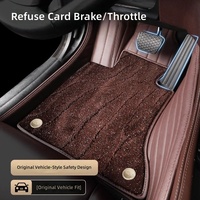 Nouveauté : Tapis de sol de voiture en cuir à couverture intégrale, silencieux et confortable, pour la série de véhicules Nissan