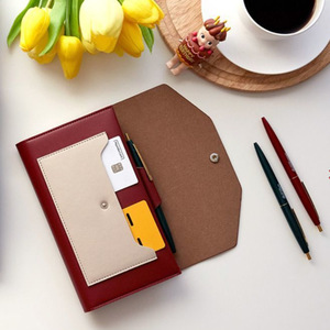 PU leather ID card <b>holder</b>, card sleeve, passport <b>holder</b>, travel souvenir <b>holder</b>, customizable. - Product Image 2