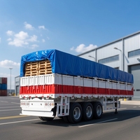 Semirremolque de Transporte de Ganado Personalizado de 3 y 4 Ejes, 40 Pies, 60 y 80 Toneladas, con Vallas y Laterales Abatibles para Exportación