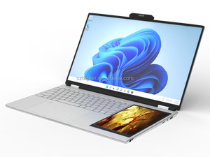 15.6インチデュアルスクリーンIntel N100 CPUラップトップ16GB RAM 512GB SSD OEM ODMビジネスコンピュータ - Product Image 2