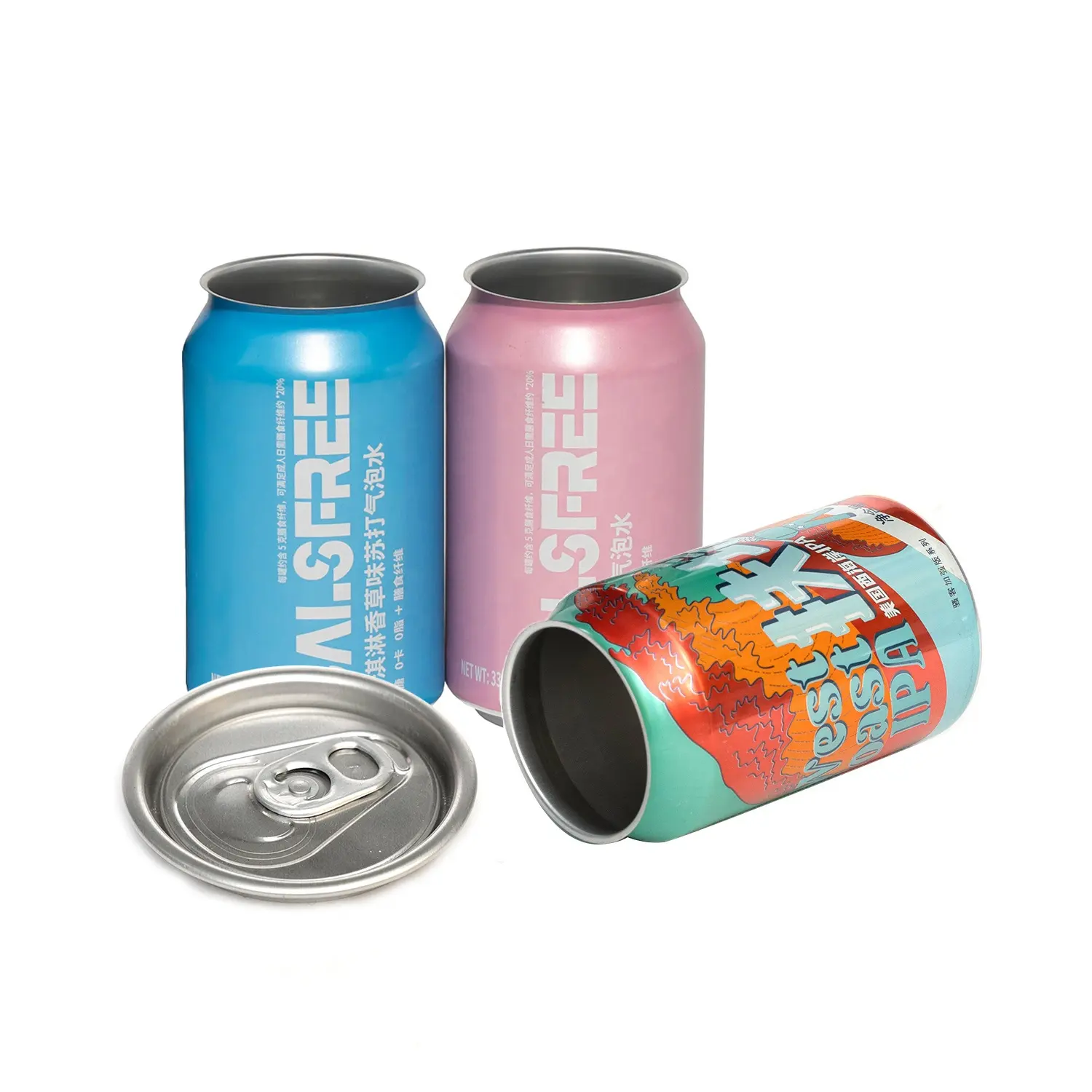 最も安いカスタム12オンス16オンス32オンスなめらかな缶330ml 500ml 2ピースソーダ缶デジタル印刷飲料用アルミ丸缶飲料用