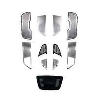 Couverture de haut-parleur avec éclairage ambiant LED, 13 pièces pour BMW Série 7 G11, accessoires de garniture intérieure de voiture