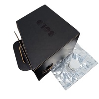 Custom Logo Printed 2L Kraft Paper Drink Box with Inner Foil Bag and Dispensing Tap Bag-in-Box Packaging for Coffee and Juice