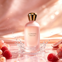 Nouveau Flacon de Parfum en Verre Noir de Luxe 100ml avec Vaporisateur et Bouchon Personnalisé – Tendance et Élégant